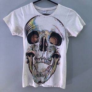 Threadless Tief Fairies Glow Dark Skull Shirt